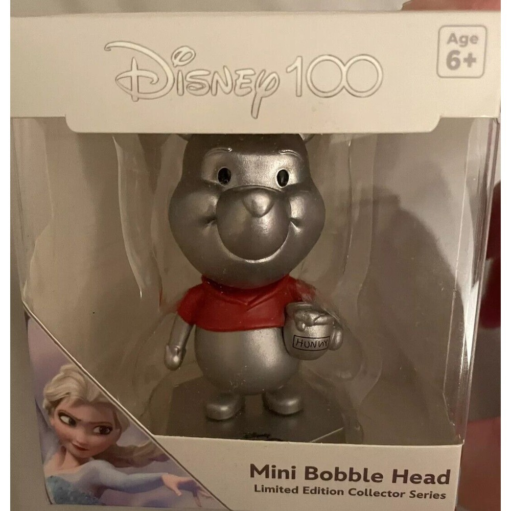 DISNEY 100 MINI BOBBLE HEAD COLLECTOR SERIES WINNIE The POOH LIMITED EDITION New